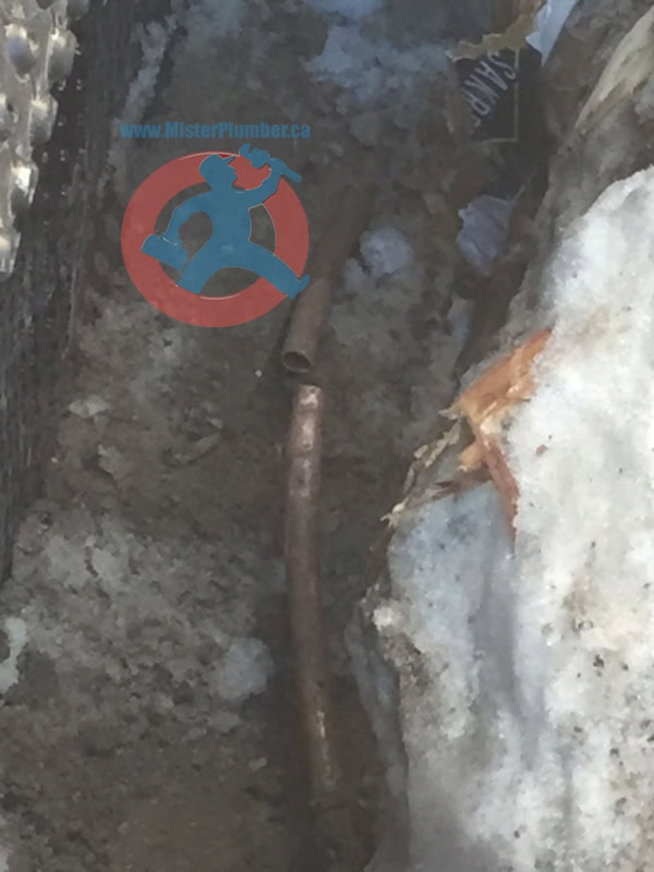 Broken Underground Main Water Pipe Mister Plumber